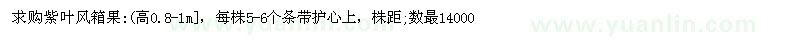 求購紫葉風(fēng)箱果