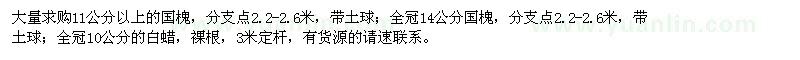 求購(gòu)國(guó)槐,白蠟