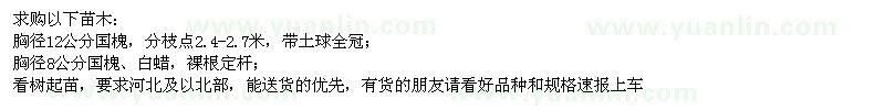 求購國槐,白蠟