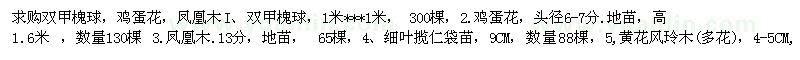 求購(gòu)雙甲槐球