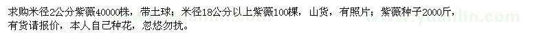 求購紫薇