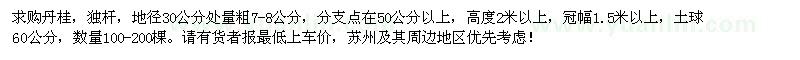 求購桂花,八月桂,丹桂