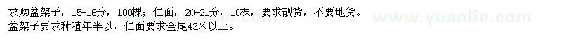 求購盆架子,仁面