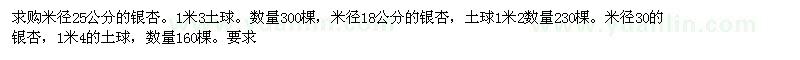 求購銀杏