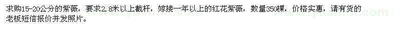 求購15-20公分的紫薇
