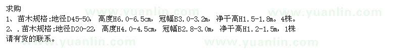 求購20-22、45-50公分造型羅漢松