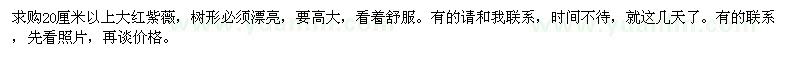 求購20厘米以上大紅紫薇