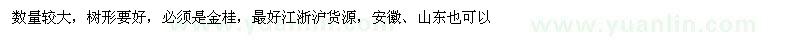 求購(gòu)蓬徑3.5米以上的金桂