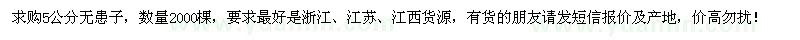 求購5公分無(wú)患子