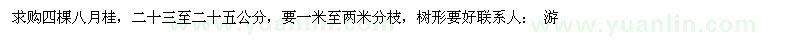 求購八月桂