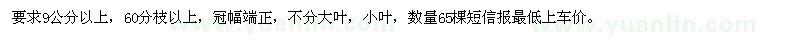 求購9公分雞爪槭