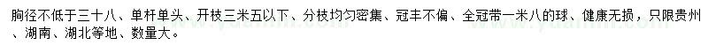求購胸徑不低于38公分實生銀杏