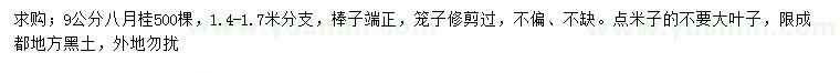 求購9公分八月桂
