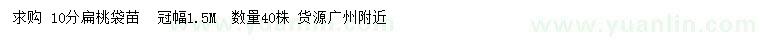 求購10公分扁桃