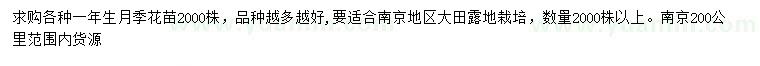 求購(gòu)當(dāng)年生月季花