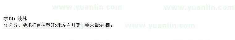 求購15公分流蘇