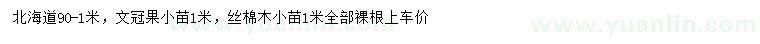 求購北海道、文冠果小苗、絲棉木小苗