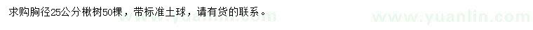 求購(gòu)胸徑25公分楸樹(shù)