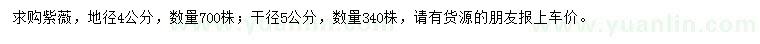 求購地徑4公分紫薇