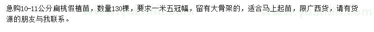 求購(gòu)10-11公分扁桃