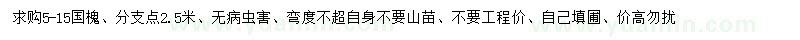 求購(gòu)5-15國(guó)槐