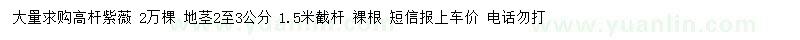求購(gòu)2-3公分紫薇