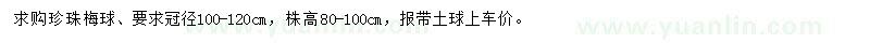 求購珍珠梅球