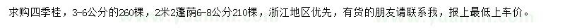 求購(gòu)四季桂