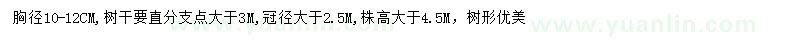 求購胸徑10-12公分大葉女貞