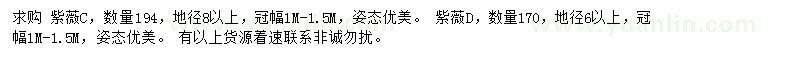 求購地徑8公分以上紫薇