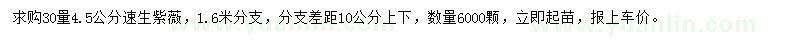 求購30量4.5公分速生紫薇