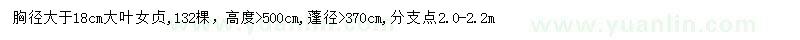 求購(gòu)胸徑大于18公分大葉女貞