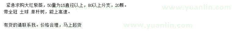求購大紅紫薇、紫薇 加急