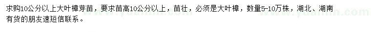 求購(gòu)10公分以上大葉樟芽苗