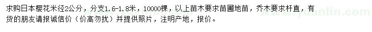 求購米徑2公分日本櫻花