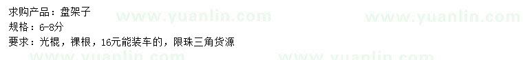 求購6-8公分盆架子