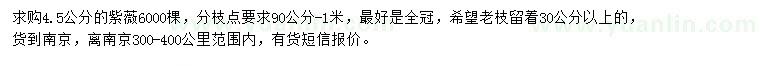 求購4.5公分紫薇