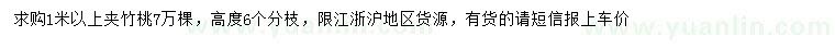 求購1米以上夾竹桃