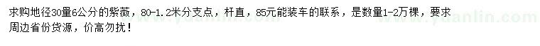 求購地徑30量6公分紫薇