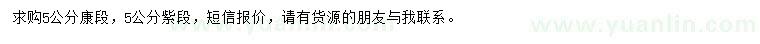 求購(gòu)5公分康椴、紫椴