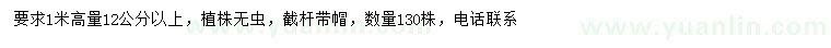 求購12公分垂柳