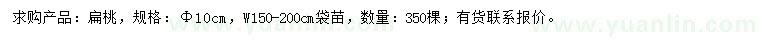 求購10公分扁桃