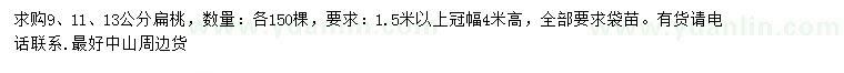 求購(gòu)9、11、13公分扁桃