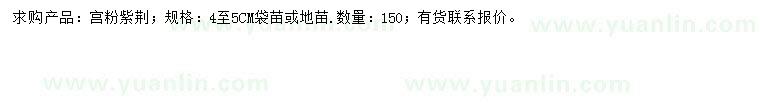 求購4-5公分宮粉紫荊