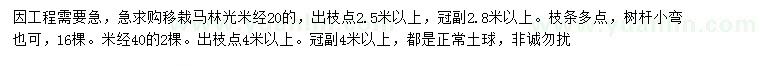 求購米徑20、40公分馬林光