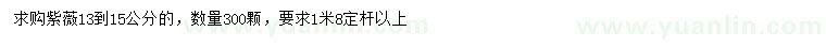 求購(gòu)13-15公分紫薇