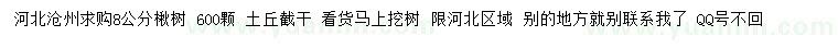 求購州8公分楸樹