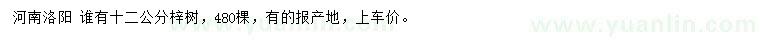 求購12公分梓樹