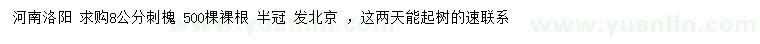 求購(gòu)8公分刺槐
