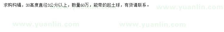 求購直徑3公分以上構(gòu)橘